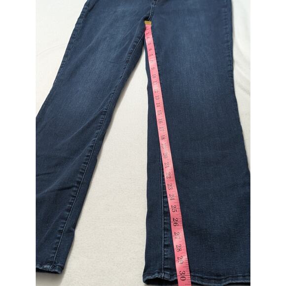 NYDJ Curve 360 Shaper Marilyn Straight Jeans Womens Sz 10 Blue - Picture 11 of 12